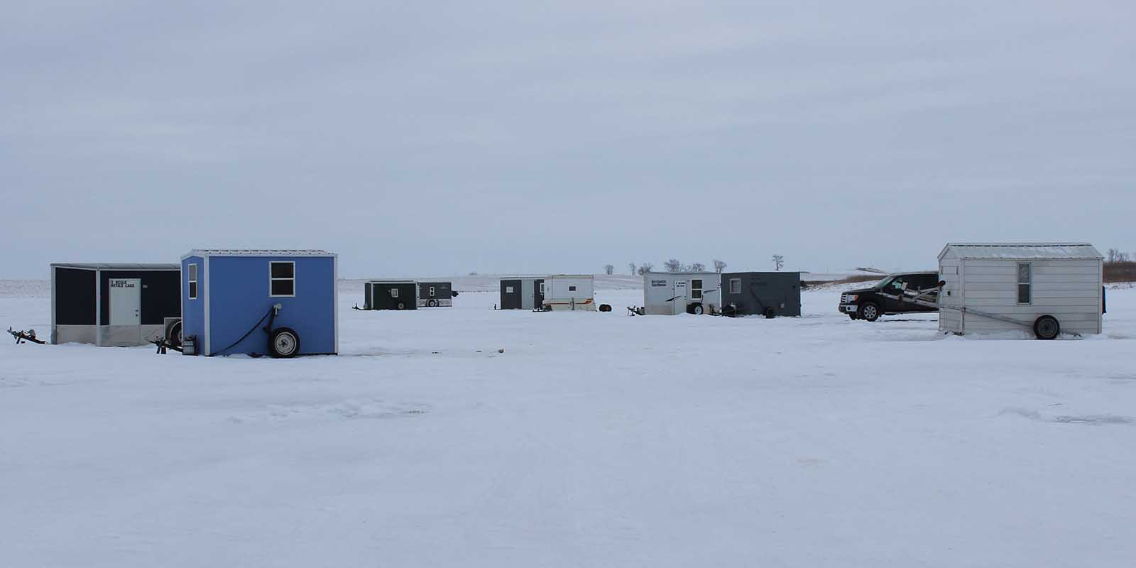 Rule Lake Ice Houses